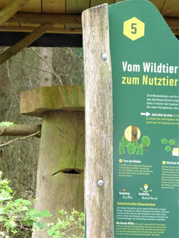 Info-Tafel Tafel mit Informaitonen